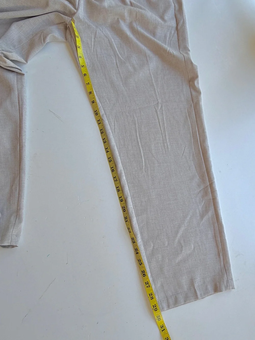 Runcati Pant Pleated Trousers Elastic Back Mens Size XL Lightweight Loose Fit